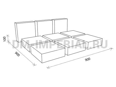 Оснащение детских садов, Мягкие модули, Развивающие мягкие модули Фигурки ММ-РМ-01.004