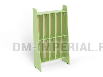 Шкаф для полотенец 2-х ярусный 5-ти секционный