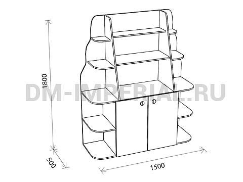 Оснащение детских садов, Детские уголки, Уголок Природы Водопад ИМ-035
