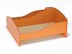 Кровать ЛДСП двухместная ясельная (разноцветный (ая), оранжевый, 1400*1200)