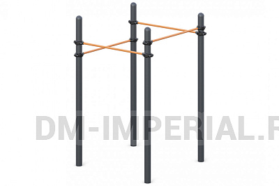 Четыре разноуровневых турника W-02-004