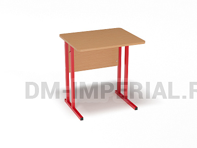 Стол ученический 1-но местный нерегулируемый на квадратной трубе