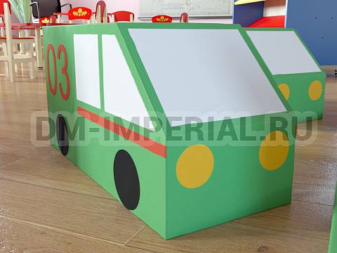 Оснащение детских садов, Мягкие модули, Контурная игрушка Скорая помощь ММ-КИ-042