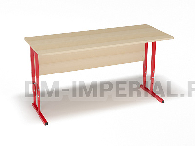 Стол ученический 2-х местный регулируемый на квадратной трубе