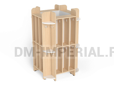 Тумба для полотенец 2-х ярусный (40 мест)