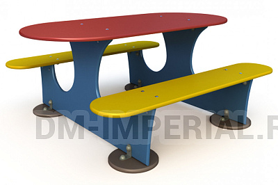 Детский столик Овальный МФ 1.33