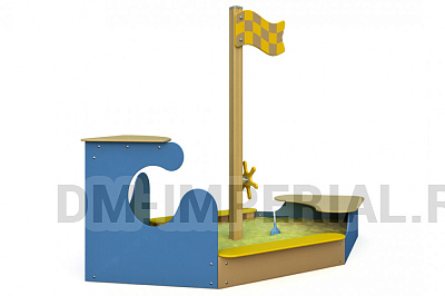 Детская песочница Парусник МФ 1.11