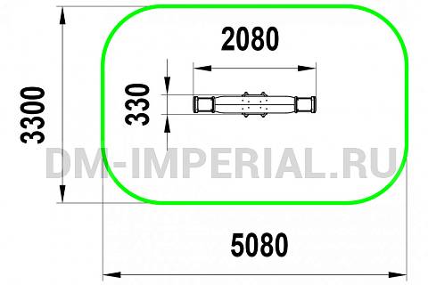 Уличное оборудование, Игровое оборудование, Качели-балансир Чижик КАЧ 1.20 КАЧ 1.20