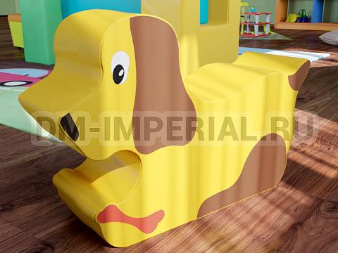 Оснащение детских садов, Мягкие модули, Контурная игрушка Собачка ММ-КИ-005