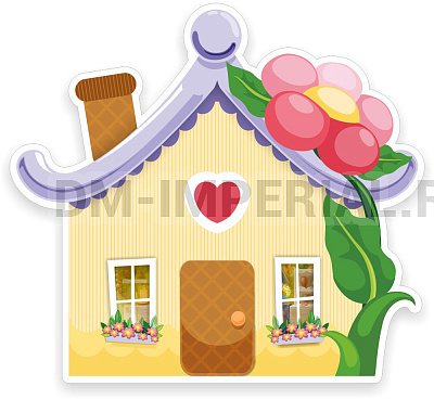 "Домик", резной стенд