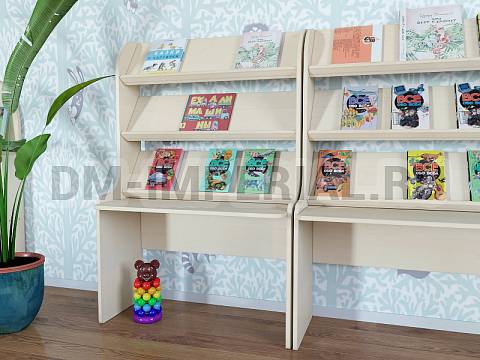 Оснащение детских садов, Шкафы, Книжная выставка Элит ШС-037 Оснащение детских садов, Шкафы, Книжная выставка Элит ШС-037