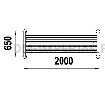 Уличное оборудование, Садово-парковое оборудование, Скамья парковая С 1.24 С 1.24