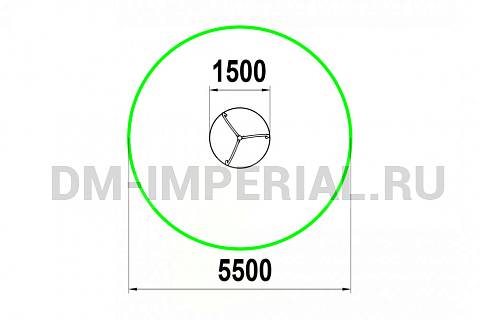 Уличное оборудование, Игровое оборудование, Карусель Сфера КАР 1.16 КАР 1.16