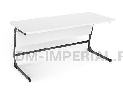 Стол ученический 2-х местный нерегулируемый на плоскоовальной трубе