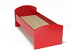 Кровать ЛДСП (разноцветный (ая), красный, 1200*600)
