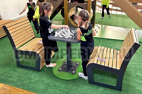 Уличное оборудование, Садово-парковое оборудование, Стол парковый с шахматной доской СТ 1.6 СТ 1.6