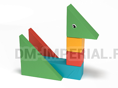 Мягкие игровые модули Лебедь