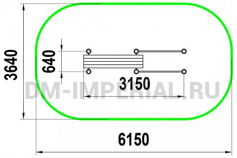 Уличное оборудование, Спортивное оборудование, Брусья наклонные W-07.004 W-07.004