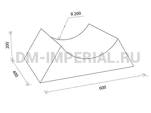Оснащение детских садов, Мягкие модули, Мягкий модуль Трапеция 22 ММ-ЭМ-06.022