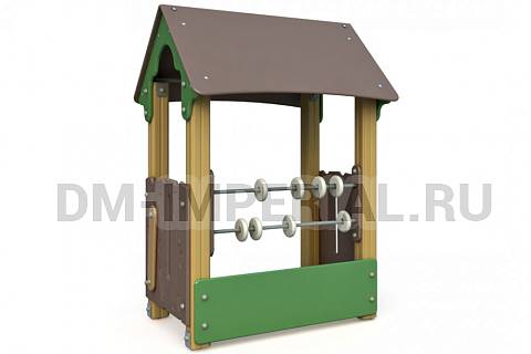 Уличное оборудование, Игровое оборудование, Детский игровой домик Ягодка МФ 1.26 МФ 1.26