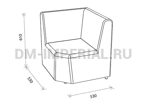Оснащение детских садов, Мягкая мебель, Угловой диван Малыш ММ-011-УД
