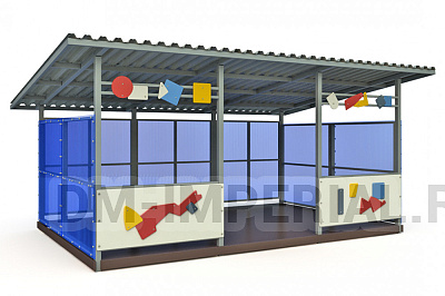 Теневой навес (24м2) ТН-4х6