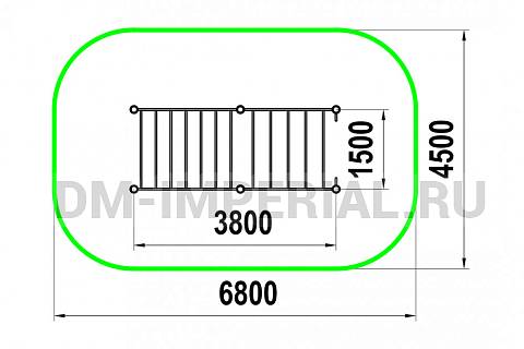 Уличное оборудование, Спортивное оборудование, Рукоход W-07.003 W-07.003
