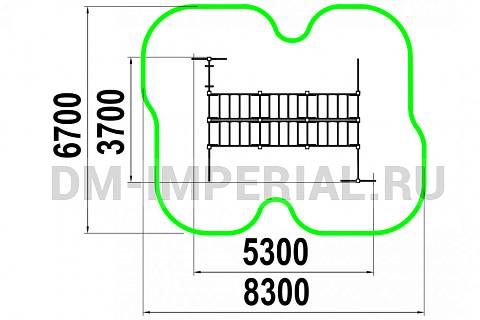 Уличное оборудование, Спортивное оборудование, Спортивный миникомплекс СП 1.9 СП 1.9