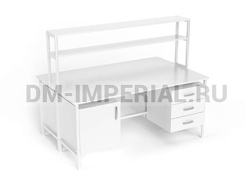 Оснащение школ, Стандарт Московская школа 2.0, Стол препараторский островной, тип 2 ЛАБ-22.060