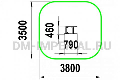 Уличное оборудование, Игровое оборудование, Качалка на пружине Джип КА 1.25 КА 1.25