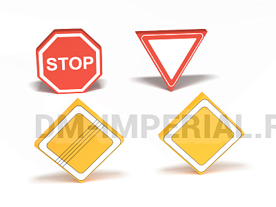 Комплект знаков приоритета