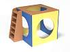 Куб игровой (каркас бук с разноцветными фасадами, Вариант 2)