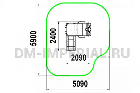 Уличное оборудование, Игровое оборудование, Детская игровая форма Грузовик МФ 1.4 МФ 1.4