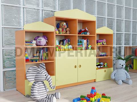 Оснащение детских садов, Шкафы, Стенка Алена ШС-022