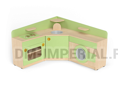 Кухня угловая со стиральной машиной