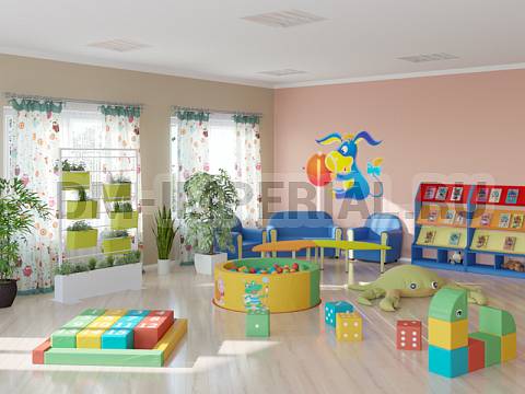 Оснащение детских садов, Мягкие модули, Контурная игрушка Кости ММ-КИ-030