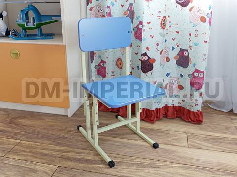 Оснащение детских садов, Стулья, Стул регулируемый на металлокаркасе, краска/краска С-020.02 Оснащение детских садов, Стулья, Стул регулируемый на металлокаркасе, краска/краска С-020.02