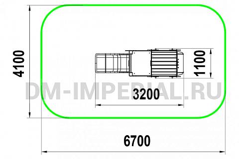 Уличное оборудование, Игровое оборудование, Детская игровая форма Паровозик МФ 1.90 МФ 1.90