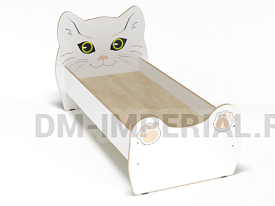 Кровать ЛДСП Котенок с рисунком