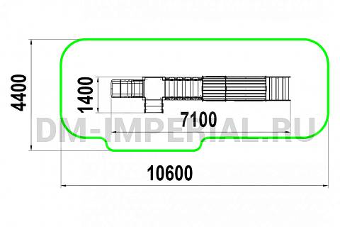 Уличное оборудование, Игровое оборудование, Детская игровая форма Локомотив МФ 1.80 МФ 1.80