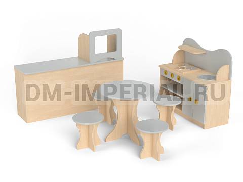 Оснащение детских садов, Игровая мебель, Игровая зона Кафе ИМ-067