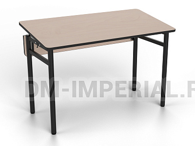 Стол ученический 2-х местный нерегулируемый с наклонной столешницей ЭРУДИТ