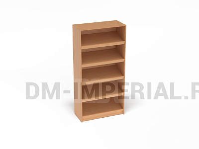 Стеллаж библиотечный демонстрационный ЛДСП