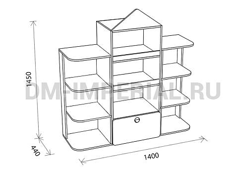 Оснащение детских садов, Шкафы, Стенка Катя ШС-027 Оснащение детских садов, Шкафы, Стенка Катя ШС-027