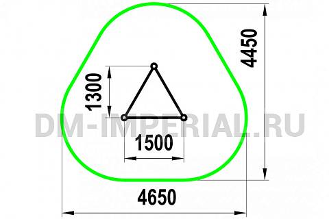 Уличное оборудование, Спортивное оборудование, Три разноуровневых турника W-02-005 W-02-005