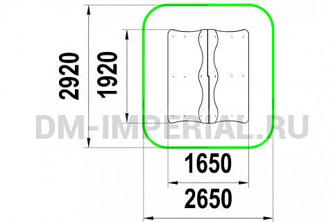 Уличное оборудование, Игровое оборудование, Детский игровой домик Избушка МФ 1.78 МФ 1.78