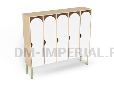 Шкаф 5-ти секционный на металлокаркасе стандарт