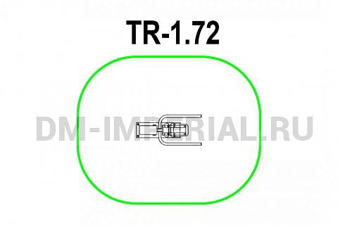Уличное оборудование, Спортивное оборудование, Тренажер Жим на брусьях ТР 1.72 ТР 1.72