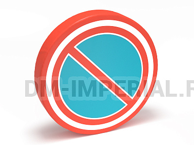 Дорожный знак Стоянка запрещена