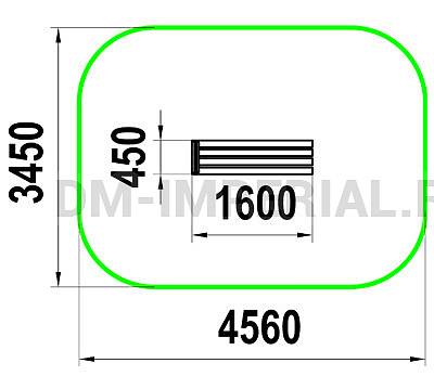 Уличное оборудование, Спортивное оборудование, Лавка для отдыха W-04-004 W-04-004